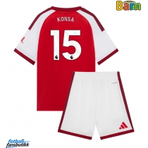 Arsenal Ezri Konsa #15 Hjemmedraktsett Barn 2026-27 Kortermet (+ Korte bukser)